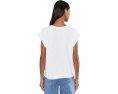 Garment Dyed Terry V-Neck Top