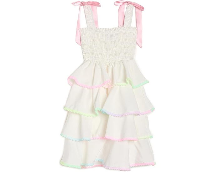 Платье Rainbow Tiered Bow от Lola and The Boys для малышей