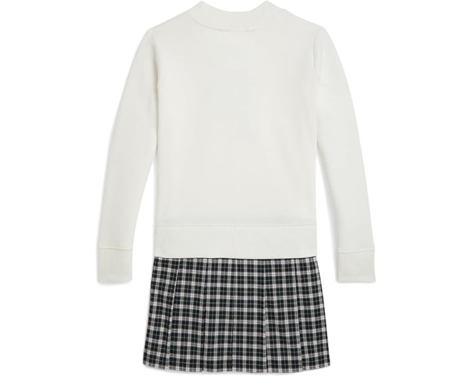 Платье-худи Letterman из флиса Polo Ralph Lauren Kids для старших детей