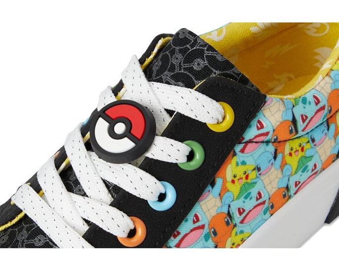 Детские кроссовки Ground Up Pokemon Low Top с принтом персонажей