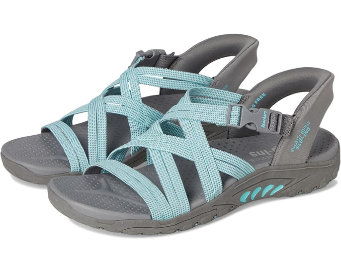 Сандалии Skechers Reggae Morning Light с эластичным верхом и подошвой Reggae