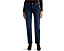 Прямые джинсы AG Jeans Brinley со средней посадкой в цвете Midnight Sun
