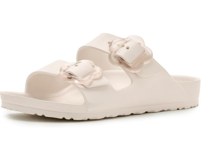 Детские сандалии Birkenstock Kids Arizona Eva Essentials с цветочной пряжкой из легкого материала EVA