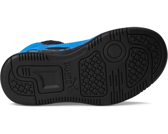 Кроссовки PUMA Kids Rebound Layup Mid на липучках с промежуточной подошвой EVA