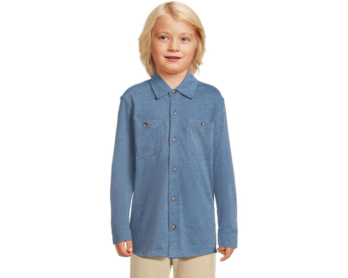Рубашка Johnston & Murphy Kids XC Flex Stretch с длинным рукавом