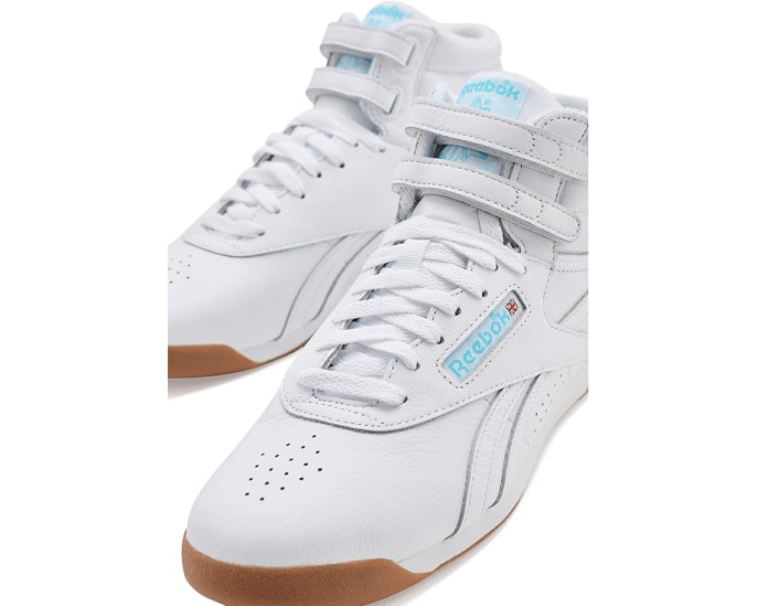 Кроссовки Freestyle Hi Reebok синие с белым