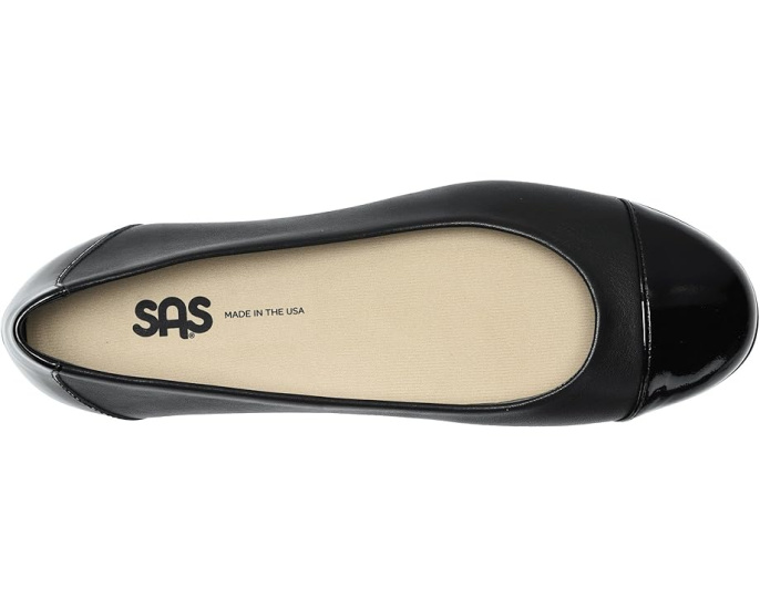 Балетки SAS Scenic Cap Toe со съемной стелькой и широким носком
