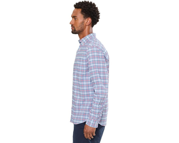 Рубашка Tiki Torch Plaid в клетку из хлопка Vineyard Vines