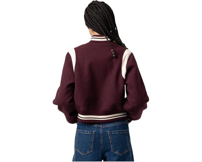Куртка-бомбер Woven Varsity от Blank NYC с вязаными манжетами