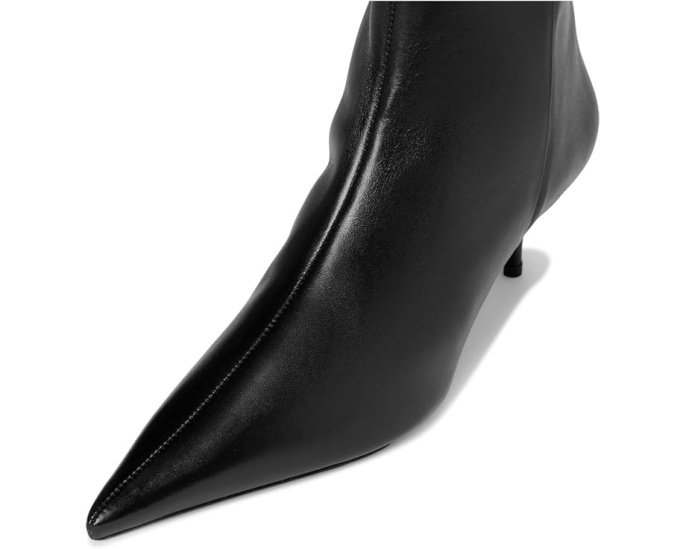 Ботинки Schutz Mikki Mid из замши на шпильке с острым носком