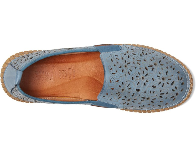 Кроссовки Spring Step Jookin из кожи с лазерной перфорацией