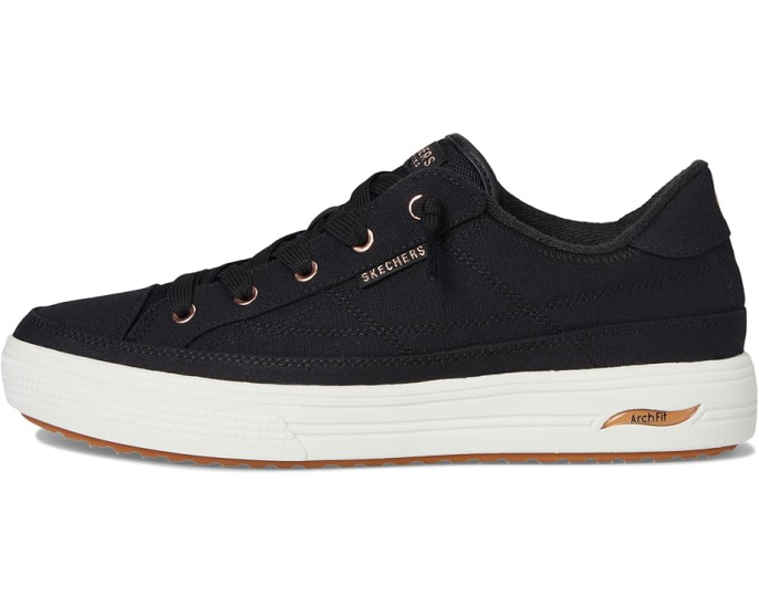 Skechers Arch Fit Arcade Meet Ya There веганские кроссовки на холсте