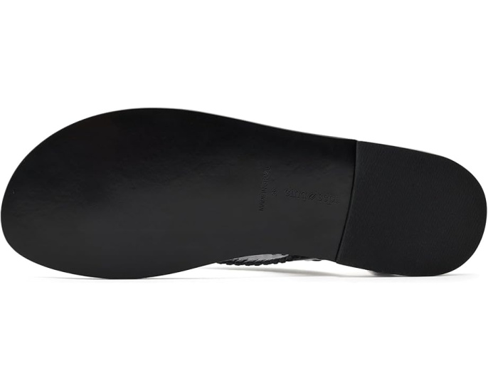 Jessica Leather Sandals от Cinq à Sept кожаные сандалии на плоском ходу