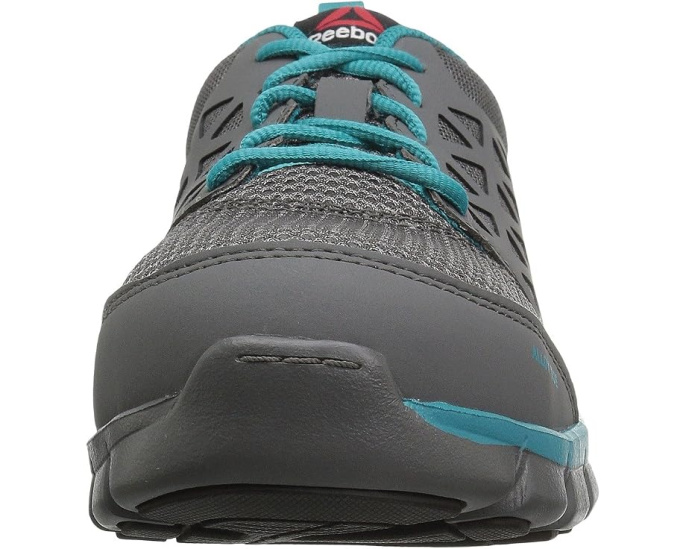 Кроссовки рабочие Reebok Sublite Cushion Work Alloy Toe SD серо-бирюзовые