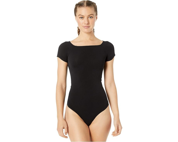 Commando боди с рукавами-крылышками Ballet Cap Sleeve