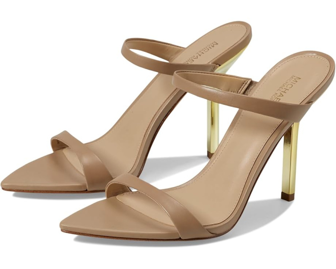 Босоножки MICHAEL Michael Kors Lyssa Slide на каблуке с декором