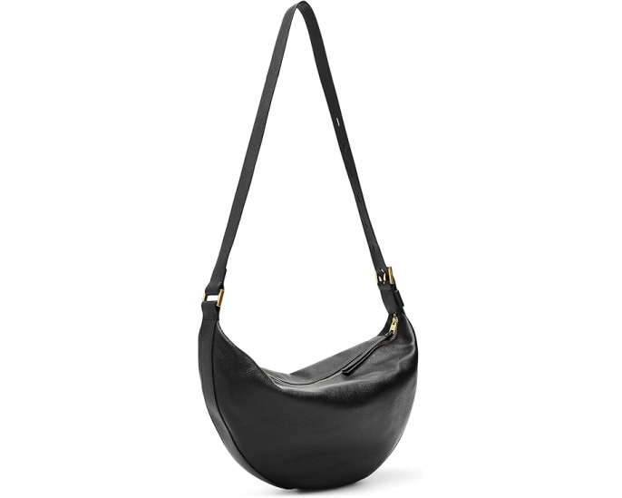 Сумка кроссбоди AllSaints Half Moon Shoulder из натуральной кожи