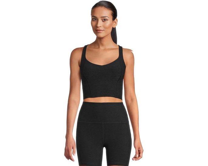 Beyond Yoga Intensity Racerback кроп-топ с втачным бюстгальтером средней поддержки