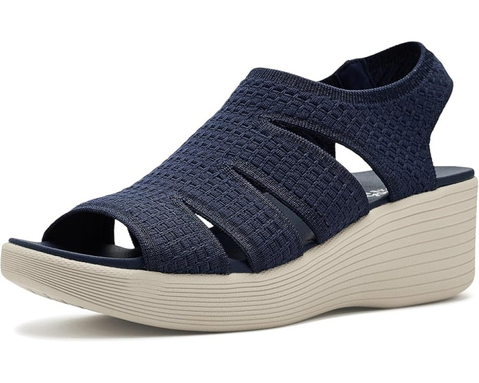 Сандалии SKECHERS Parallel Lite Dreammaker с ажурным трикотажным верхом и стелькой Luxe Foam