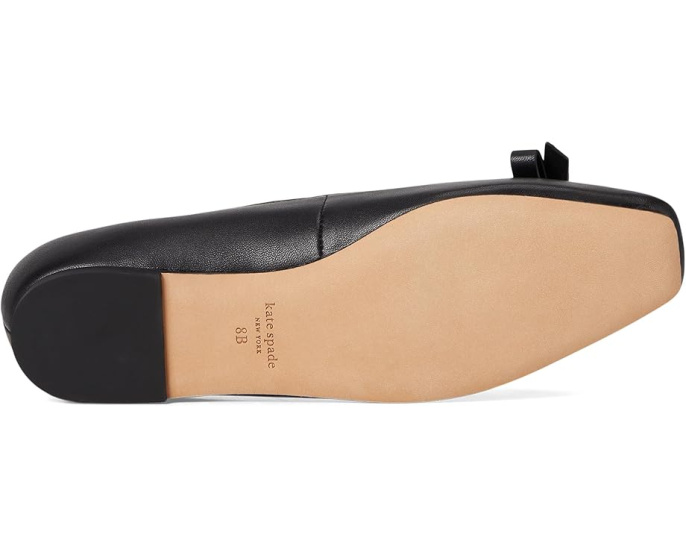 Балетки Kate Spade New York Deco Bow из гладкой кожи с бантом