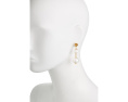 Линейные серьги Golden Bloom Linear Earrings от Kate Spade New York с жемчугом