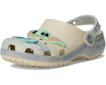 Детские сабо Crocs Classic Star Wars Grogu в стиле граффити