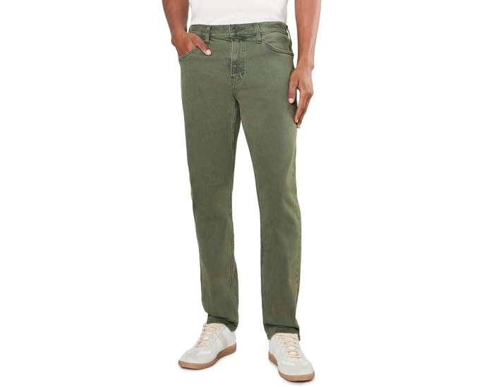 Джинсы Paige Federal 32 Heritage Slim Straight Fit оливковые