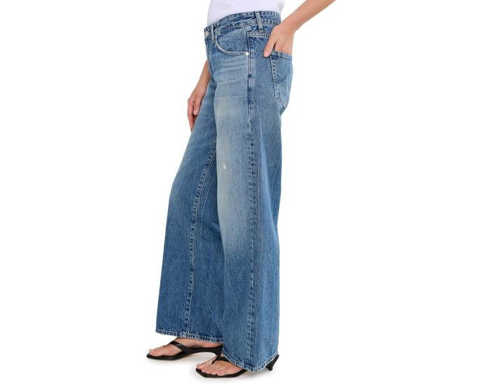 Джинсы AG Jeans Adria Low Rise Baggy Wide Leg в цвете Reserva свободного кроя