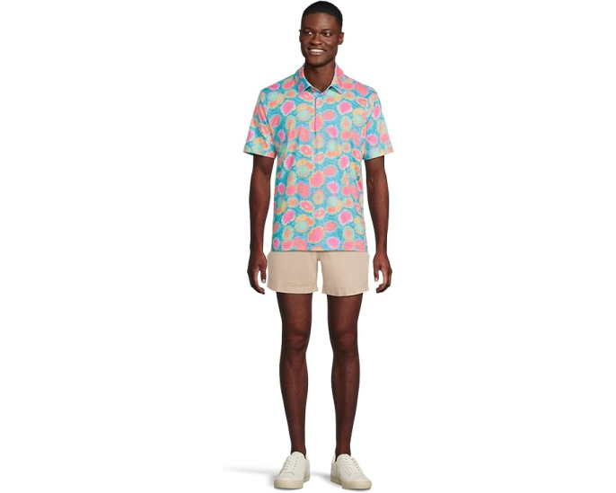 Поло Chubbies The Hippy Dippy для активного отдыха с UPF 50+