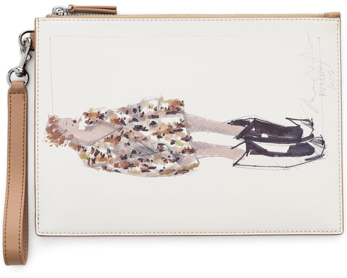 Клатч на запястье Marc Jacobs The Runway Illustration с принтом