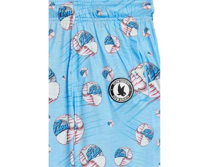 FLOW SOCIETY Baseballs Lounge Pants с принтом, свободный крой