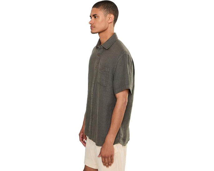 Faherty Short Sleeve Palma Linen Shirt льняная рубашка