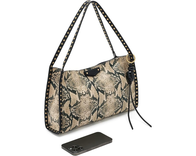 Сумка Rebecca Minkoff Dylan Shoulder из мягкой кожи с бахромой