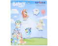 Набор жетонов Jibbitz Bluey 5 штук для обуви Crocs