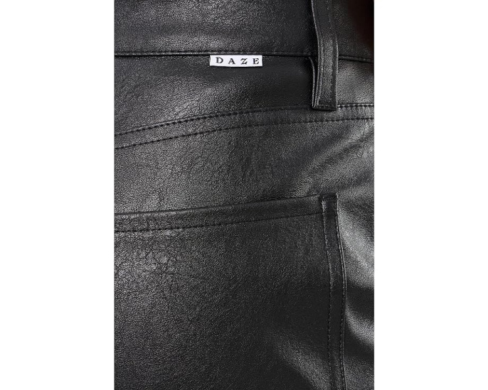 Брюки DAZE Keeper Low Rise Straight черные с прямым кроем