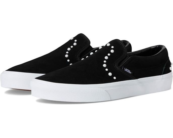 Классические слипоны Vans с вафельной подошвой и кантом