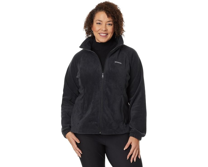 Толстовка Columbia Plus Size Benton Springs с молнией и карманами