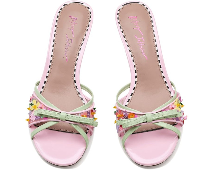 Blue by Betsey Johnson Мюли на каблуке Shirley с бантом и нежным оттенком
