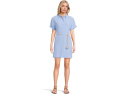 Платье-рубашка Half Placket с коротким рукавом от Lilla P