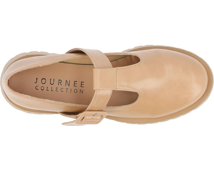 Балетки Suvi на массивном каблуке от Journee Collection