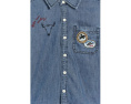 Джинсовая рубашка Denim Patch Shirt для детей от abercrombie kids