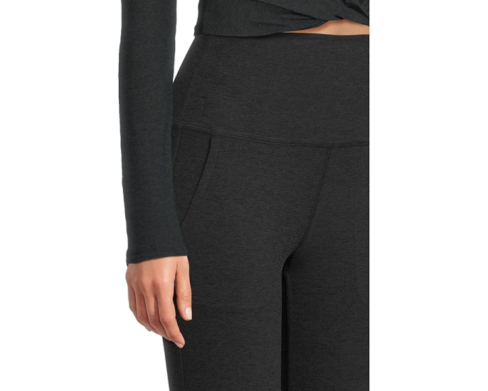 Beyond Yoga Брюки Spacedye High Waisted Practice Pocket Bootcut с карманами