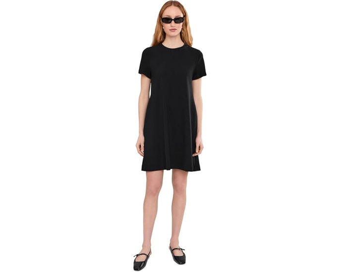 Платье Bias Short Sleeve от Vince с коротким рукавом