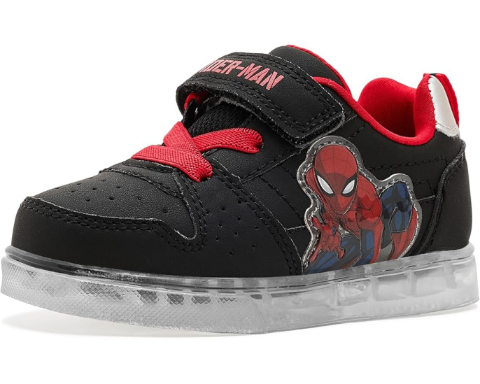 Кроссовки Josmo Spiderman Lighted на липучках с подсветкой для малышей