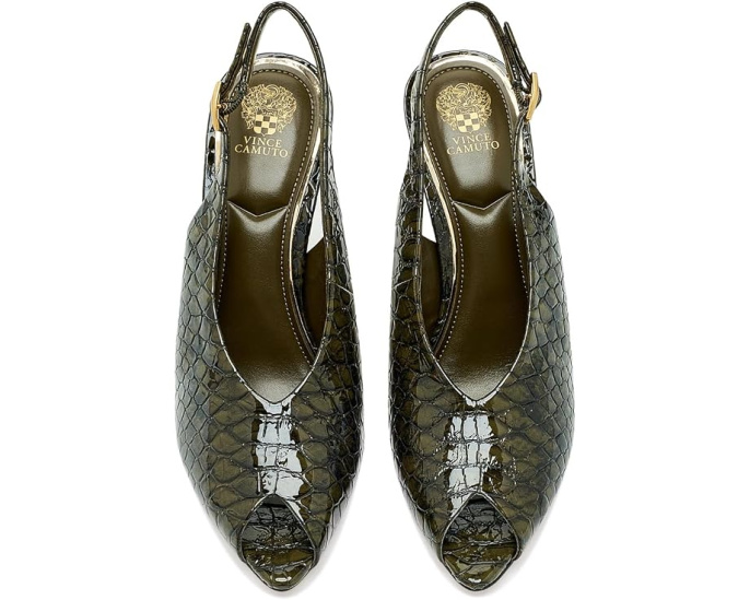 Туфли Helenza Peep Toe Slingback от Vince Camuto с пряжкой