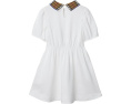 Платье Burberry Kids Alesea в клетку с оборками
