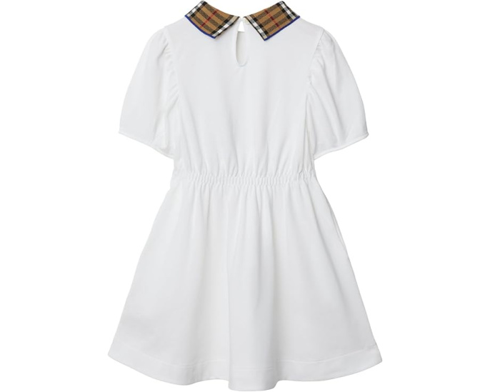 Платье Burberry Kids Alesea в клетку с оборками