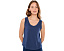 Топ Eberjey Aloe Cotton Tank из хлопка с алоэ синего цвета
