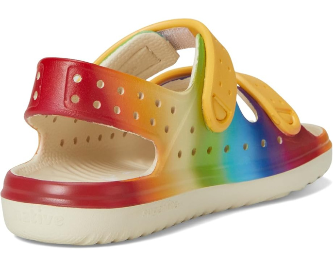 Детские сандалии Native Shoes Chase для малышей с тройными ремешками на липучках