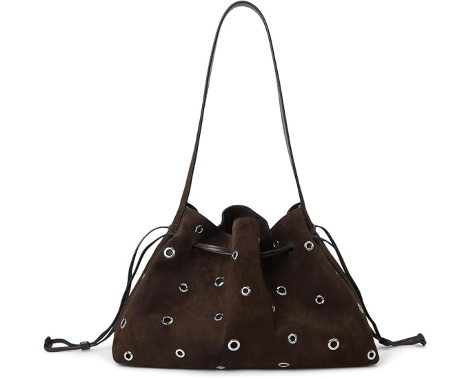 Сумка-шопер The Drawstring Shoulder Bag из кожи Madewell